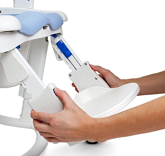 Suport pentru picioare pentru sistemul de toaleta Rifton HTS foto 2