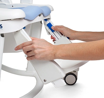 Suport pentru picioare pentru sistemul de toaleta Rifton HTS foto 3