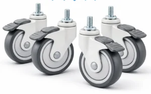 Roți pentru pat de spital set 4 bucăți Cu sistem de blocare