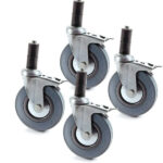 Set de 4 roți pentru pat spital electric MLMT Basic