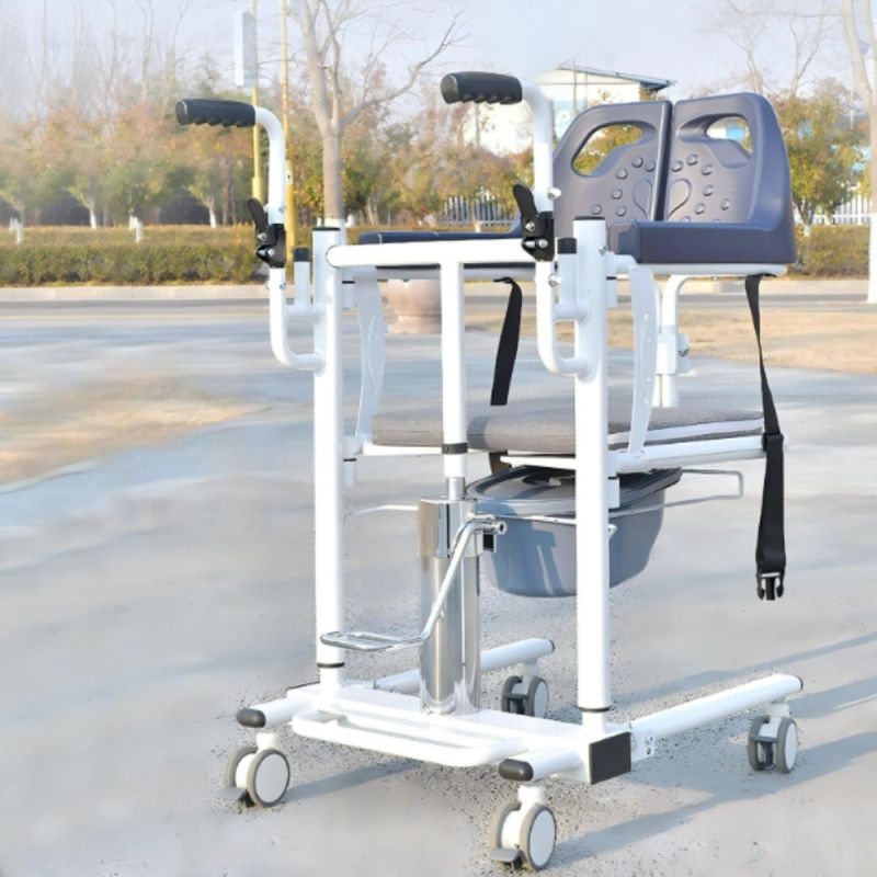 Scaun hidraulic de transfer MLMT LW6204, multifuncțional, cu vas toaletă