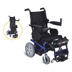 Scaun cu rotile electric Foshan KY139, verticalizabil, din oțel