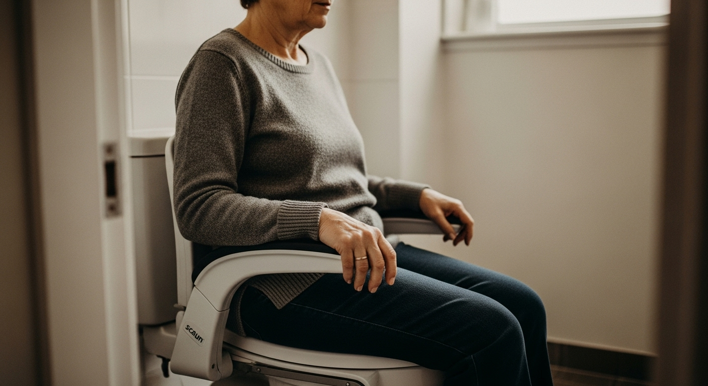 Scaun WC: Recuperarea independenței în îngrijirea personală
