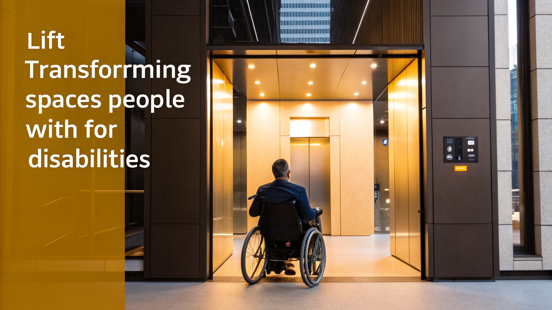 Transformarea spațiilor: cum un lift pentru persoane cu dizabilități oferă libertate