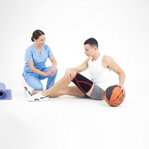 Orteză de coapsă 4Sport AS-U, elastică, tip manșon