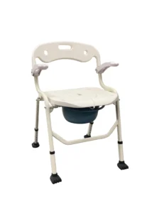 Scaun combinat pentru baie si toaleta Maya, stabil si usor de utilizat, ideal pentru persoane cu mobilitate redusa