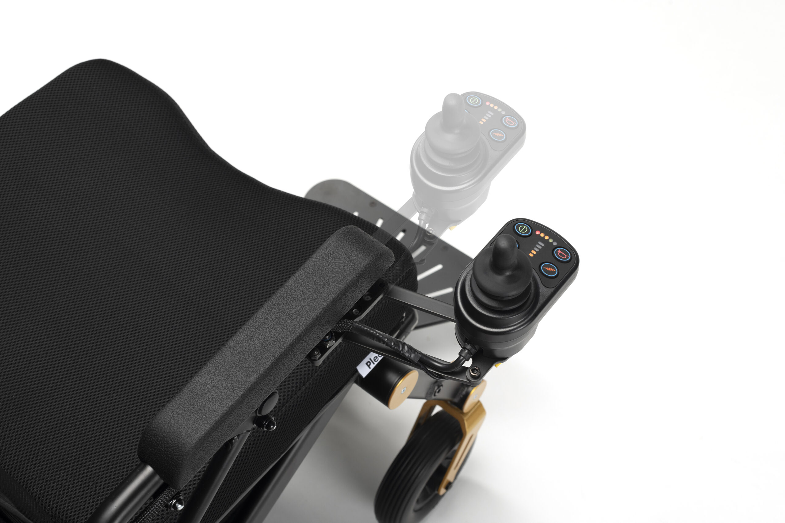 scaun rulant electric pliabil vermeiren plego pliat controler in doua pozitii