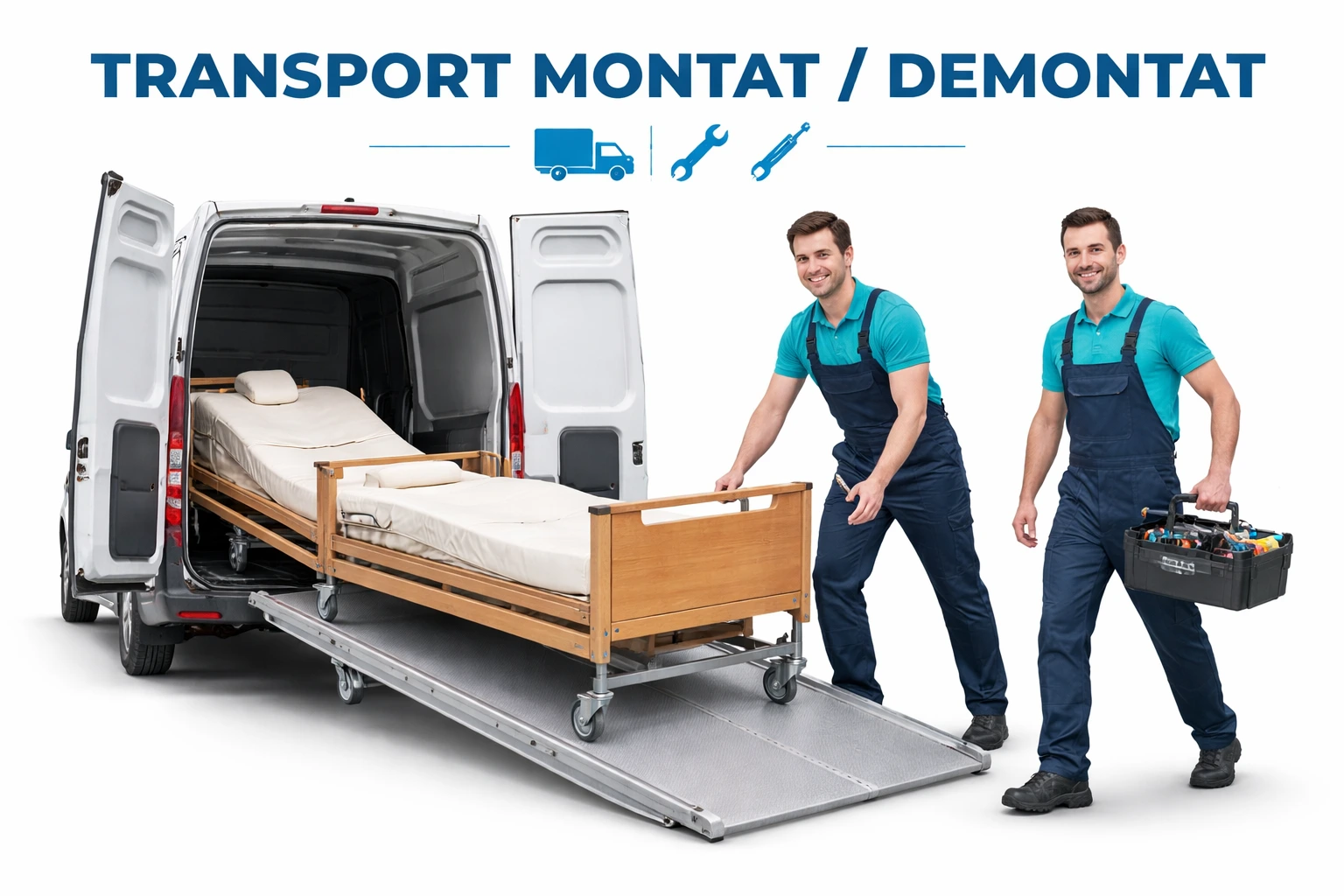 servicii de montat demontat pat medical