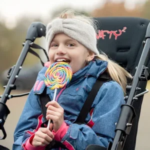 Carucior pentru pozitionare si suport copii cu handicap