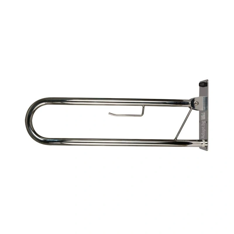 Bară de sprijin rabatabilă WC din inox 76 cm