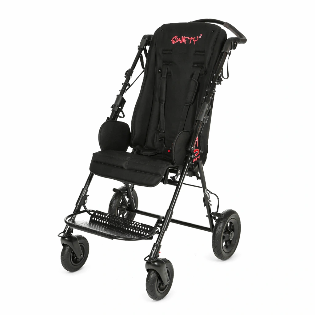 Carucior pediatric pentru copii cu dizabilitati Swifty 2 cu suport postural si reglaje multiple