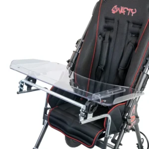 Masuta pentru caruciorul Swifty 1 montata pe carucior