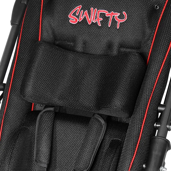 Perna suport cap Swifty negru pentru carucior