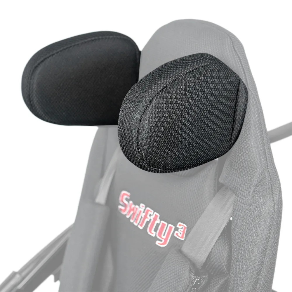 Suport lateral pentru cap montat pe caruciorul reha Swifty 3