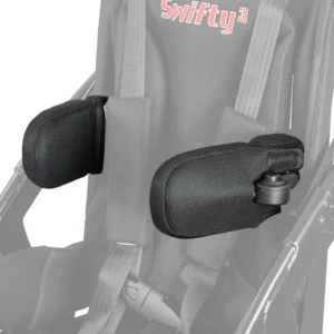 Suport lateral rabatabil pentru trunchi montat pe caruciorul reha Swifty 3