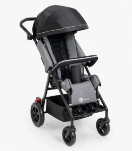 Carucior Ulises configuratie Tech Assist cu copertina, bara frontala, abductor si cos de depozitare