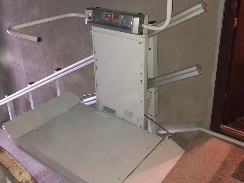 Montaj platformă Logic pe scară dreaptă la interior