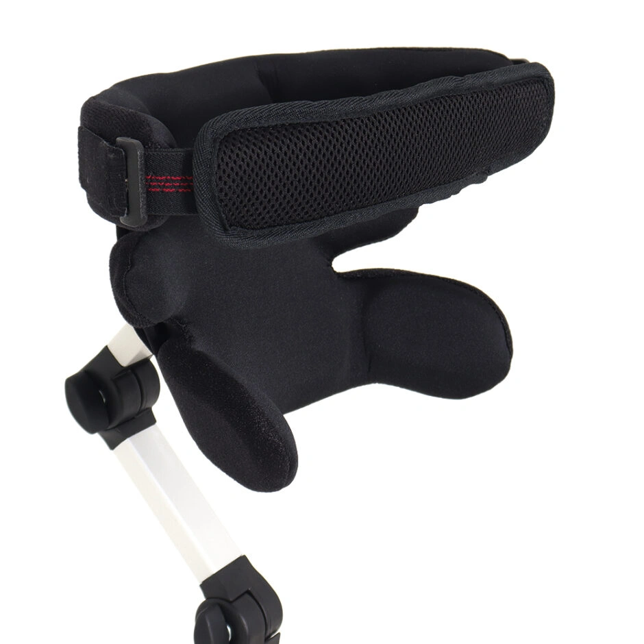 Tetieră VisoPRO Zebra Invento, accesoriu medical original prevăzut cu centură dinamică pentru stabilizarea și controlul poziției capului.