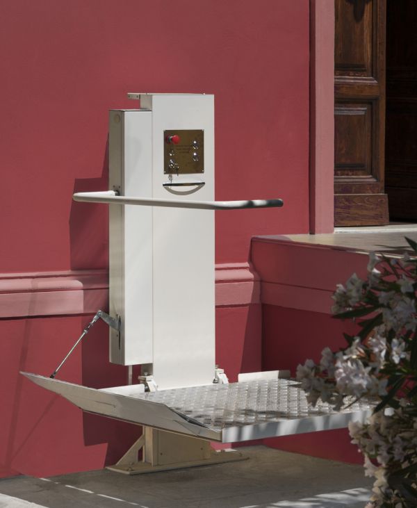Platforma verticala DomoSTEP pentru montaj exterior