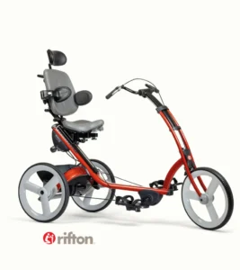Tricicletă adaptată Rifton pentru copii și adolescenți cu dizabilități