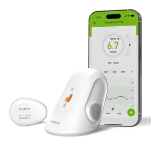 Yuwell Anytime 4 CGM cu transmițător și senzor glicemie pentru monitorizare glicemie