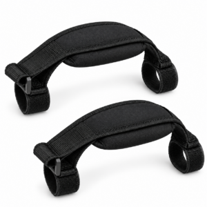 Paired Black Padded Strap Handles (1)